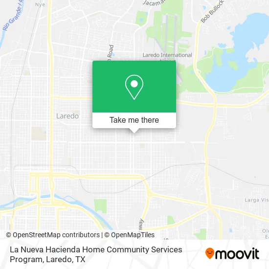 La Nueva Hacienda Home Community Services Program map