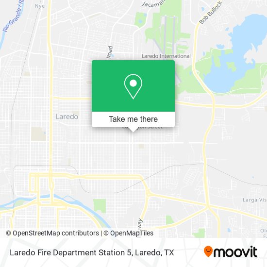 Laredo Fire Department Station 5 map