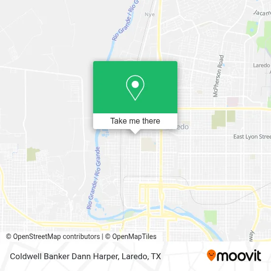 Coldwell Banker Dann Harper map