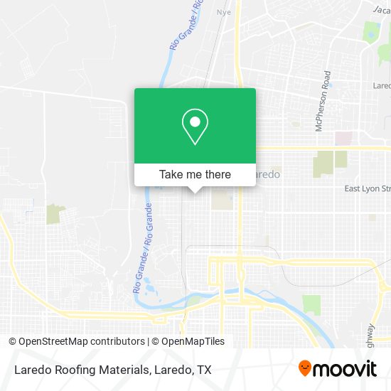 Laredo Roofing Materials map