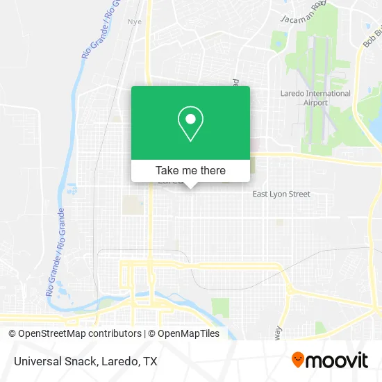 Mapa de Universal Snack