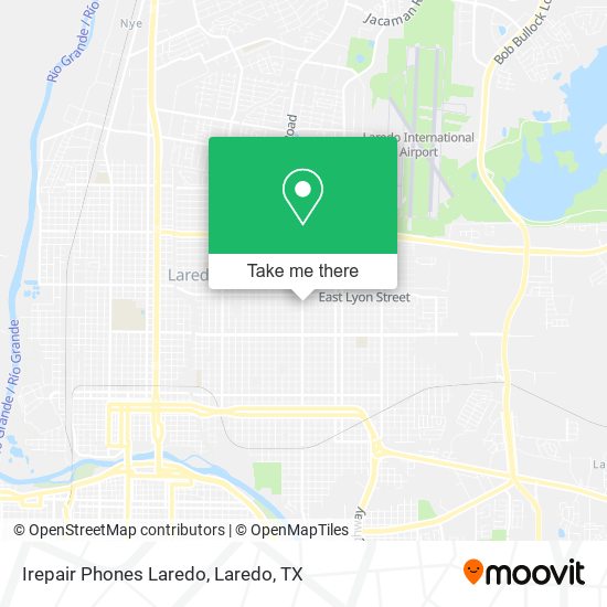 Irepair Phones Laredo map