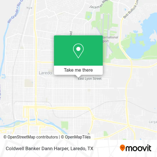 Coldwell Banker Dann Harper map
