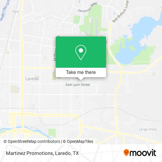 Martinez Promotions map