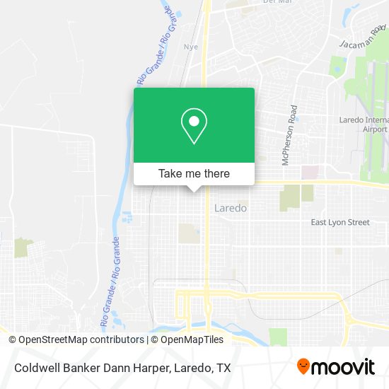 Coldwell Banker Dann Harper map