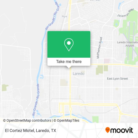 El Cortez Motel map