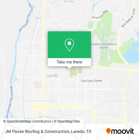 JM Flores Roofing & Construction map