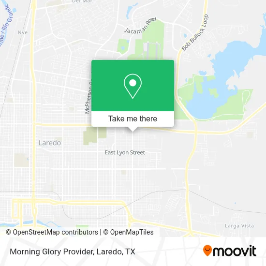 Morning Glory Provider map