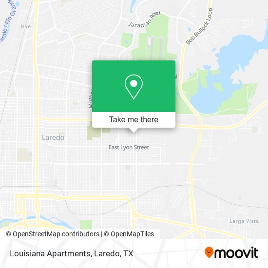 Mapa de Louisiana Apartments