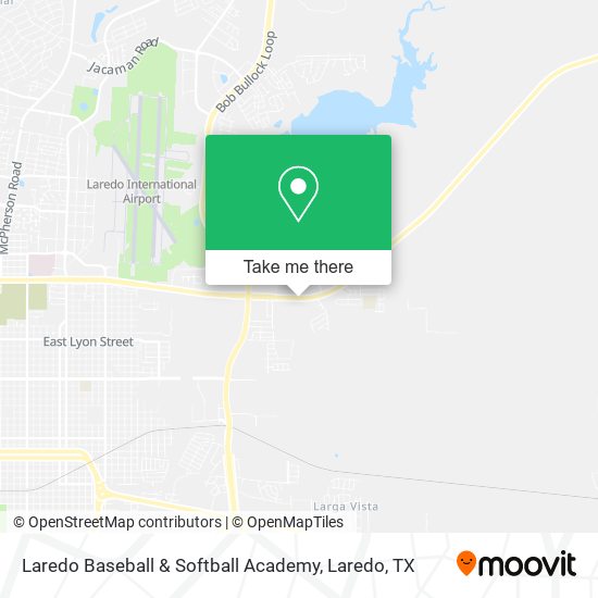 Laredo Baseball & Softball Academy map