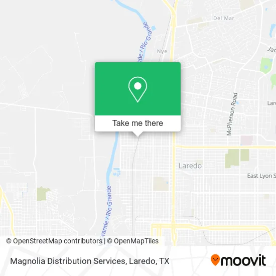 Magnolia Distribution Services map