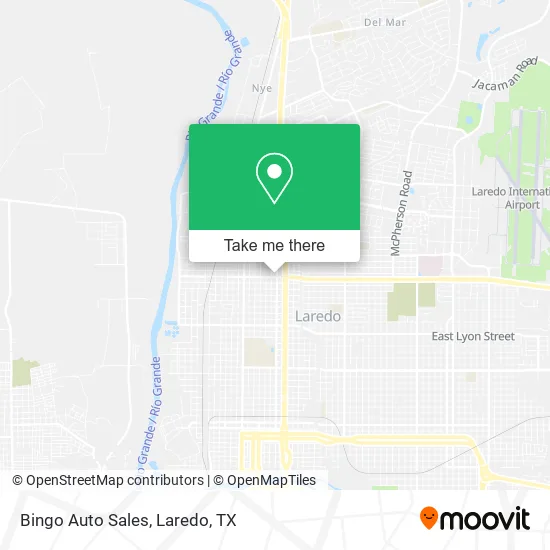 Mapa de Bingo Auto Sales
