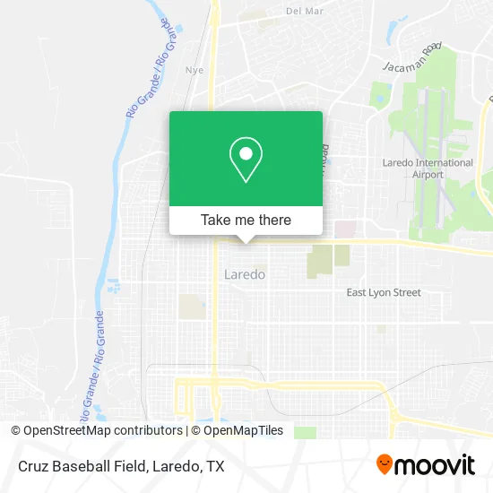 Cruz Baseball Field map