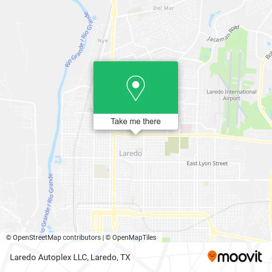 Mapa de Laredo Autoplex LLC