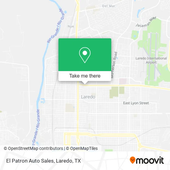 El Patron Auto Sales map