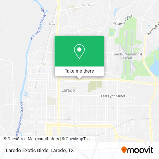 Laredo Exotic Birds map