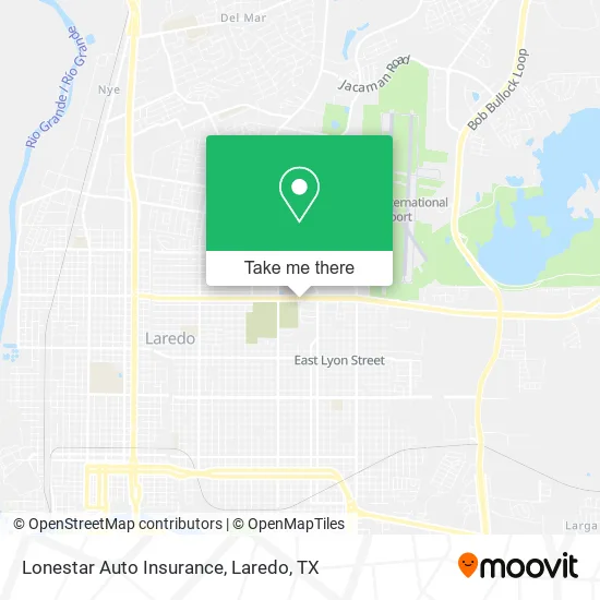 Lonestar Auto Insurance map