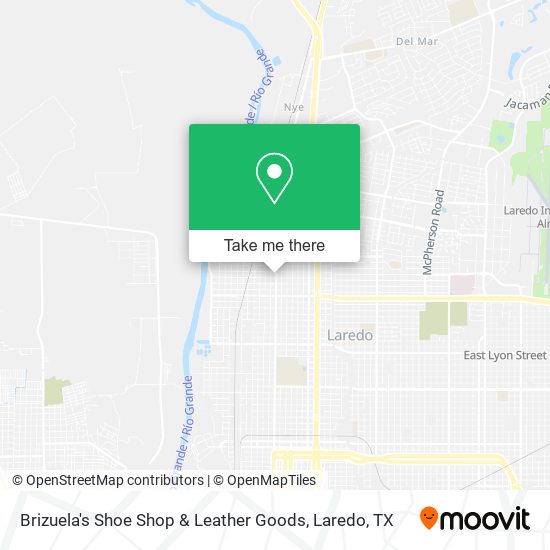 Mapa de Brizuela's Shoe Shop & Leather Goods