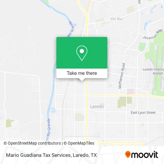 Mario Guadiana Tax Services map