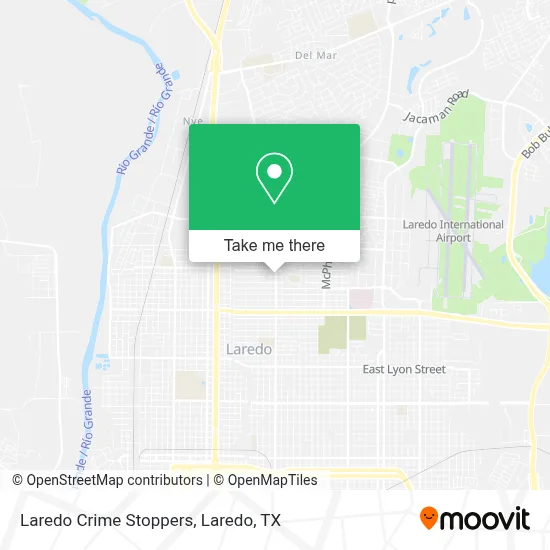 Laredo Crime Stoppers map