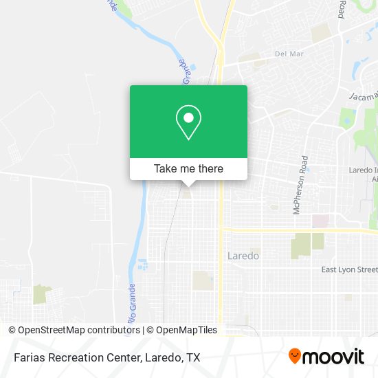 Farias Recreation Center map