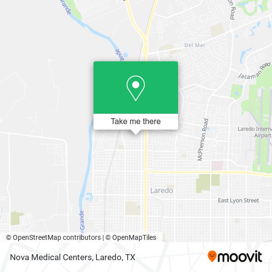 Nova Medical Centers map