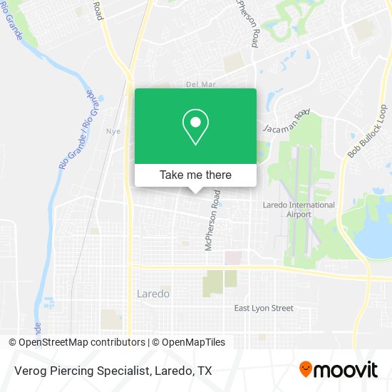 Verog Piercing Specialist map