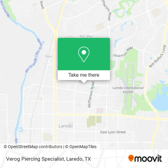 Mapa de Verog Piercing Specialist