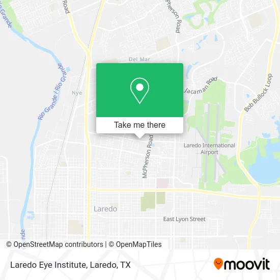 Laredo Eye Institute map