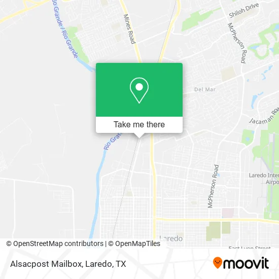 Alsacpost Mailbox map