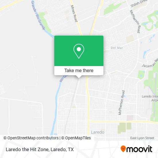 Laredo the Hit Zone map