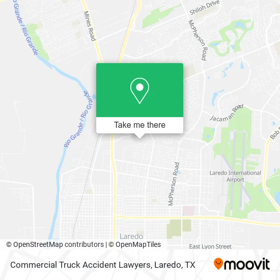 Commercial Truck Accident Lawyers map