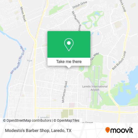 Mapa de Modesto's Barber Shop