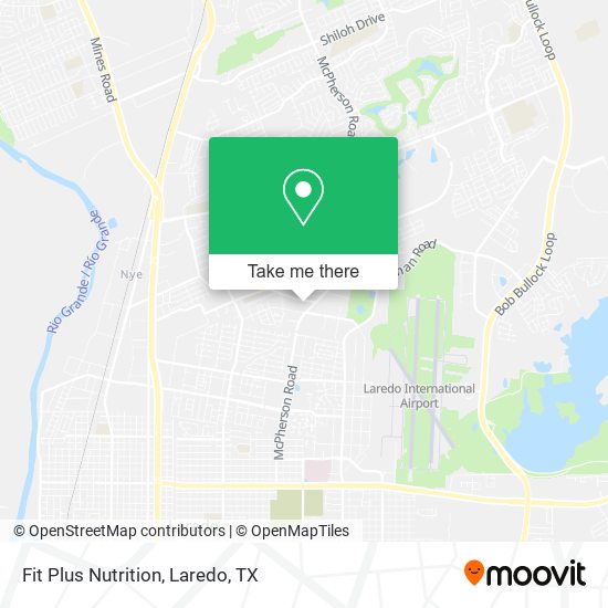 Mapa de Fit Plus Nutrition