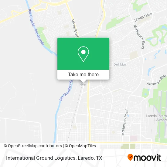 International Ground Logistics map