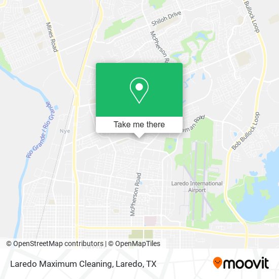 Laredo Maximum Cleaning map