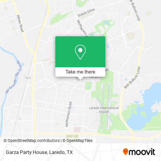 Garza Party House map