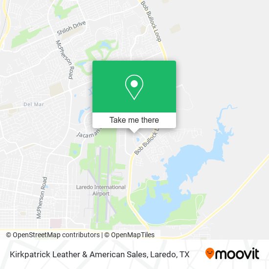 Kirkpatrick Leather & American Sales map