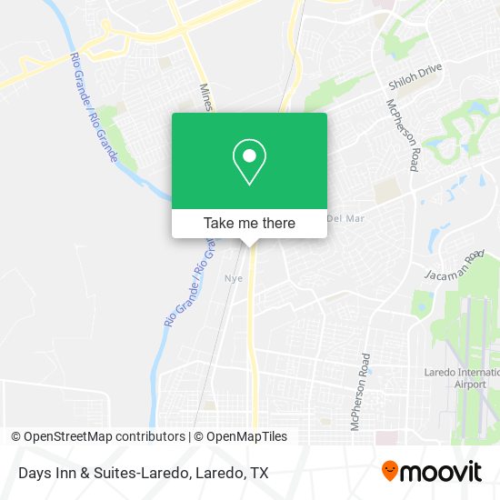 Days Inn & Suites-Laredo map