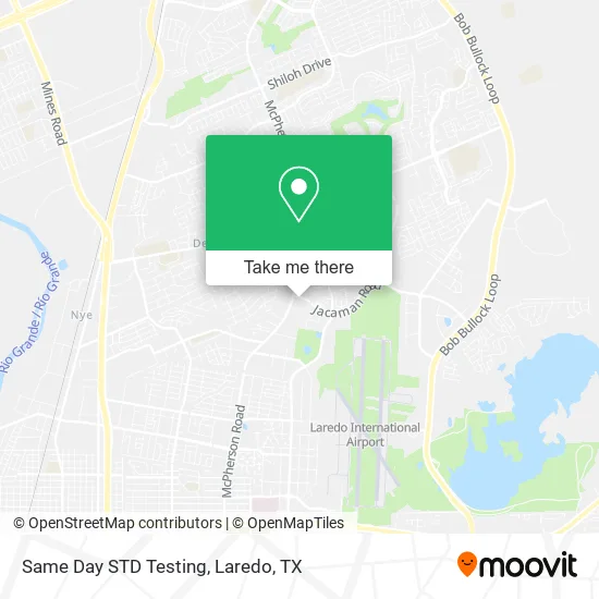 Same Day STD Testing map