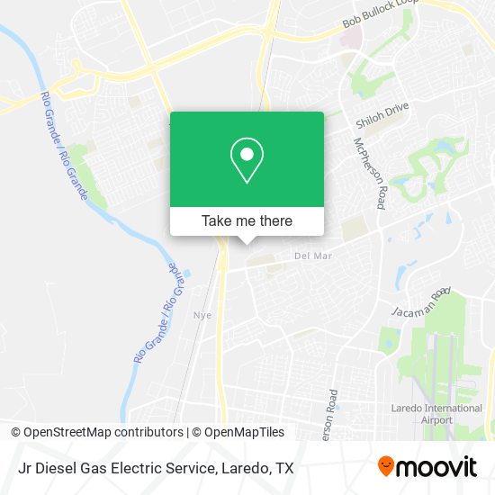 Jr Diesel Gas Electric Service map