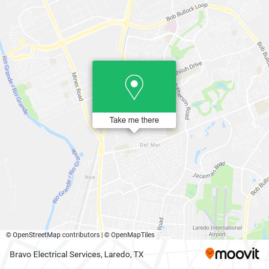 Bravo Electrical Services map