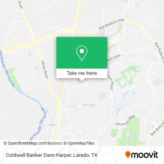 Coldwell Banker Dann Harper map