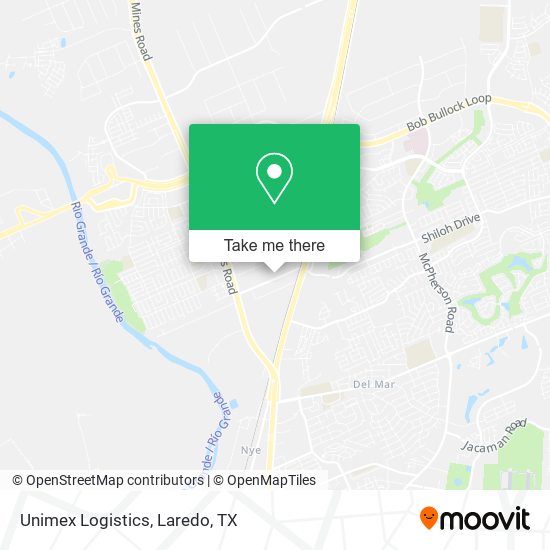 Unimex Logistics map