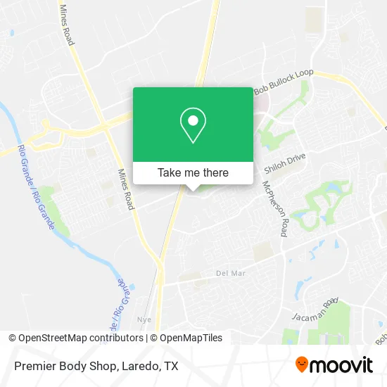 Premier Body Shop map