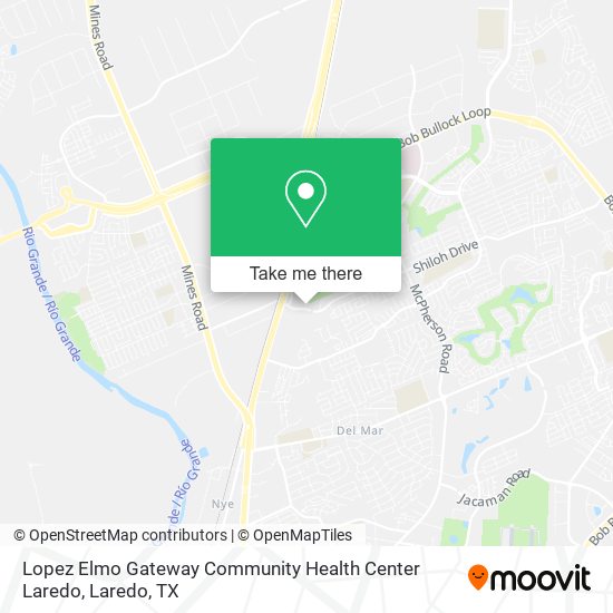 Lopez Elmo Gateway Community Health Center Laredo map