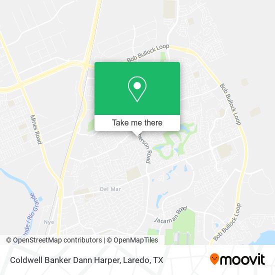 Coldwell Banker Dann Harper map