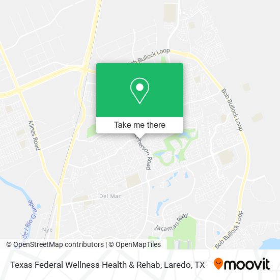 Texas Federal Wellness Health & Rehab map