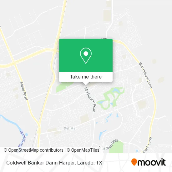Coldwell Banker Dann Harper map