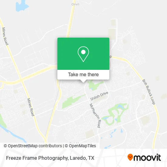 Freeze Frame Photography map